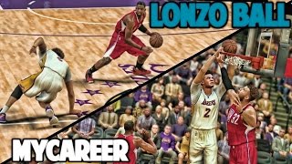LONZO GETS HIS ANKLES BROKEN - NBA 2K17 LONZO BALL MyCareer