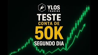 Minhas Operações No 2 Dia De Teste Na Ylos Trading.