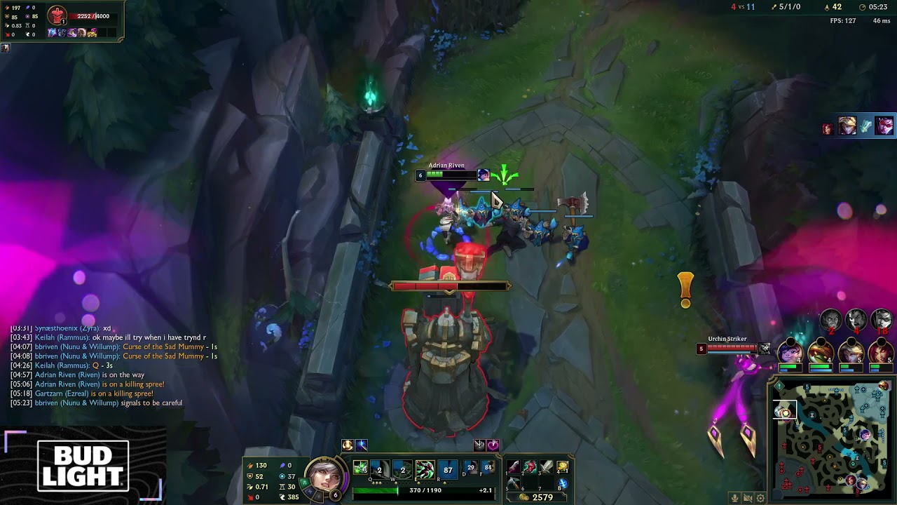 Adrian Riven - Riven vs Darius Top - Ultimate Spellbook  - Sentinel Riven Skin