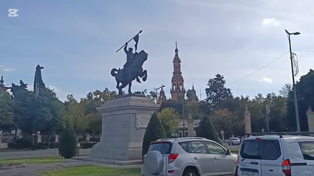 Horse-drawn carriage ride in Seville- Promenade en calèche dans Séville 