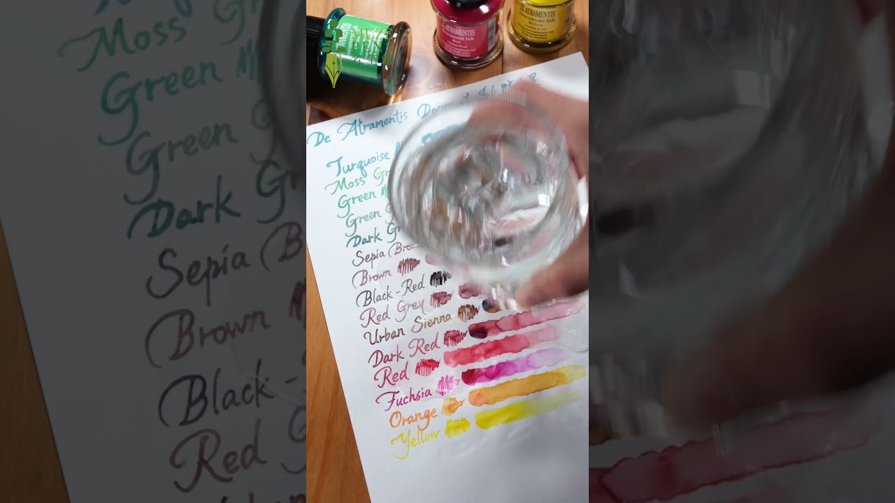 【防水彩墨】De Atramentis Document Ink 鋼筆用檔案防水墨（Part 2）