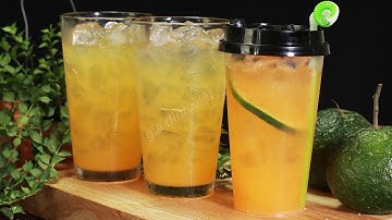 Cách Pha Nước Cam Ngon không bị đắng rất thơm mùi cam