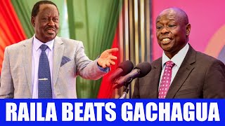 Gachagua in tears as Raila beats him Down on USA trip