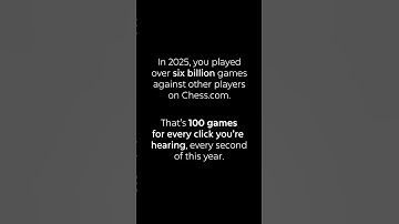 SIX BILLION Chess Games?!