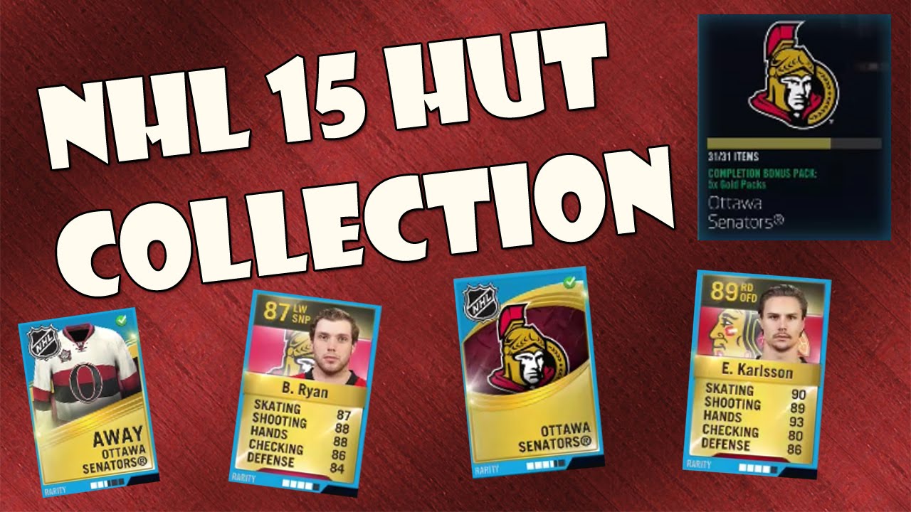 NHL 15 HUT │ Ottawa Senators Collection + 5 Gold Pack Openings
