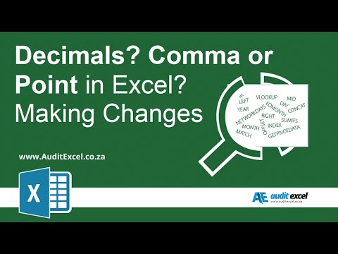 Fix comma point decimal and csv separator