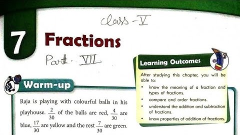 Class 5 math | Chapter 7 Fractions Part 7 | mkd agrim academy