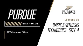 RF/Microwave Filters | Lecture 08 - Basic Synthesis Techniques - Step 4