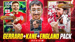 105 LOW SCREAMER HARRY KANE + 104 FREE EPIC GERRARD + ENGLAND NATIONAL PACK REVIEW in efootball ⚡ screenshot 3