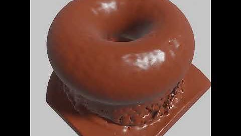 Icing a Doughnut (Blender Render)