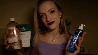 ASMR skin exam and skincare recommendation 💫