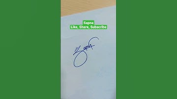 #sapna #signature #name #style #shorts