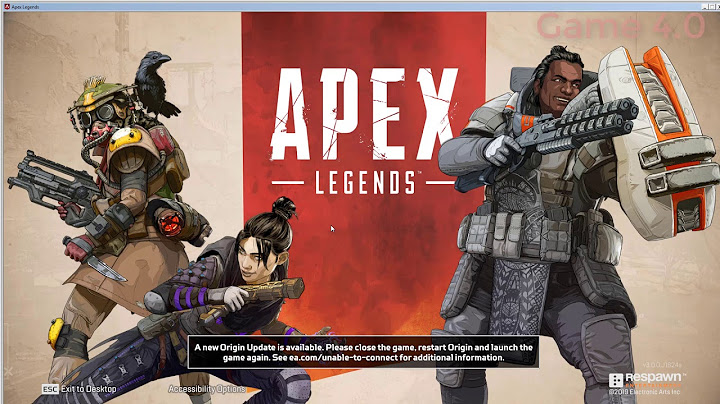 Hướng dẫn khắc phục các lỗi khi tải apex legends