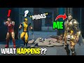 I Pretended to be Boss MIDAS REX in Fortnite!