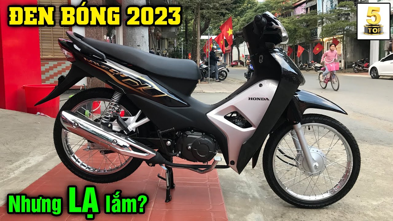 Wave Alpha 110 2023 ĐEN BÓNG nhưng nó LẠ LẮM? ▶️ Giá... - youtube