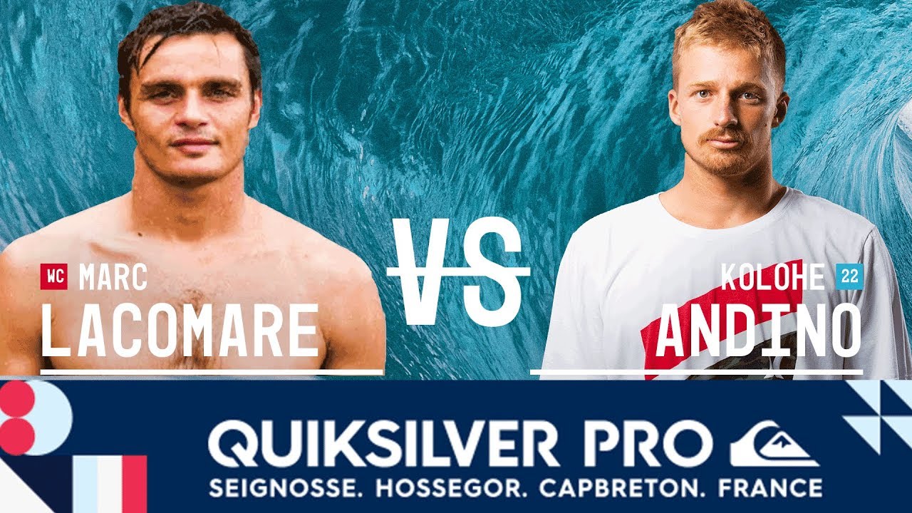 surfers security Marc Lacomare vs. Kolohe Andino - Quarterfinals, Heat 2 - Quiksilver Pro France 2017