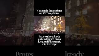 New York Knicks Fans hate Trump #newyork #knicks #fdt #nyc #maga #fafo #politics #liberal #protests