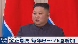 韓国情報機関　金正恩氏の体重が毎年６～７キロずつ増加（2020年11月4日）