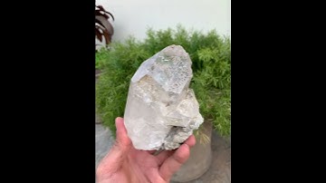 Impressive Quartz crystal with excellent transparency and matrix from Skardu, Pakistan #crystals