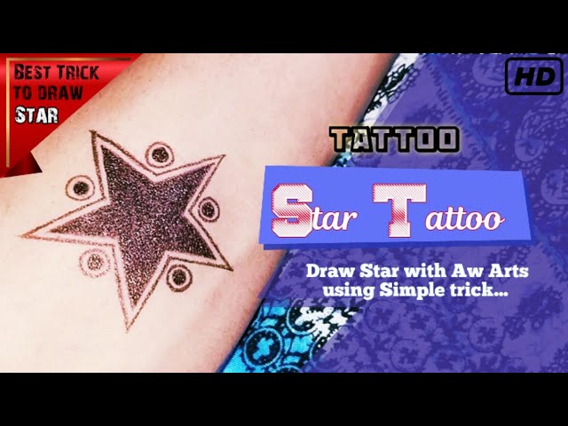 Easy To Draw Star Tattoos