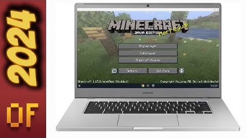 How to get Minecraft Java Edition on your Chromebook in 2024! | Including Optifine