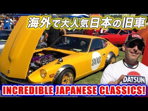 Massive Gathering of Japanese Classic Cars in America-  Japanese Classic Car Show Long Beach