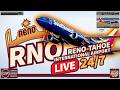 🔴 LIVE 24/7 Reno-Tahoe International Airport Plane Spotting - Grand Sierra Resort