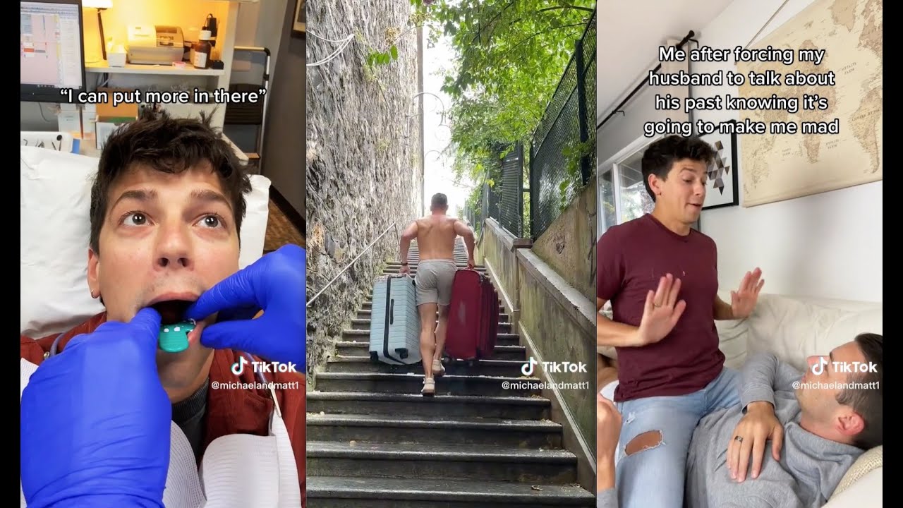 👬 Cute gay couple TikTok compilation 2024 | Michael & Matt part 1