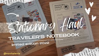 stationary haul ASMR | Traveler's Notebook 2022 Limited Edition Set ~~ (𝘯𝘰 𝘵𝘢𝘭𝘬𝘪𝘯𝘨)