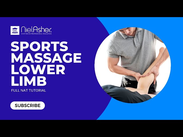 Sports Massage Therapy for Common Lower Limb Injuries
