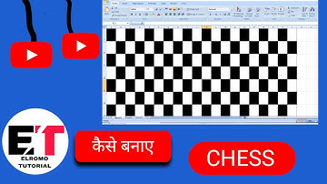 How To Make chessboard In Ms Excel