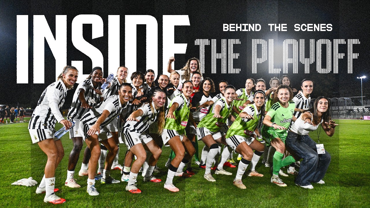 WE’RE THROUGH! 🤍​🖤​ | Inside Juventus Women’s UWCL Playoff | Behind the scenes