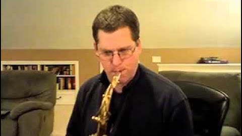 Beginner Jazz Improvisation Lesson 2B-Tenor Sax clip