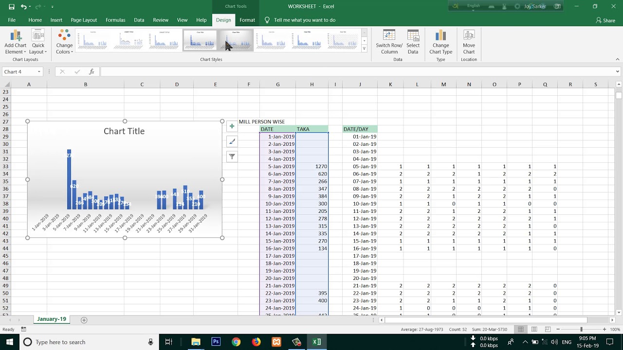 Creating Charts Pie,Bar,Line - YouTube