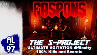 [DOOM II] THE S-PROJECT.wad (Faspons mod, Ultimate Agitation difficulty, 100% Kills & Secrets)