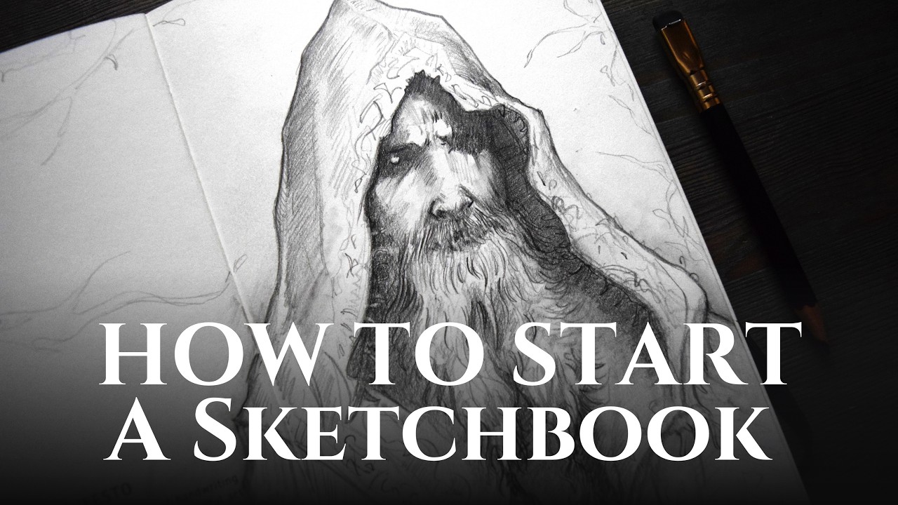 How to Start a Sketchbook: Conquer Your Fear of the Blank Page - YouTube