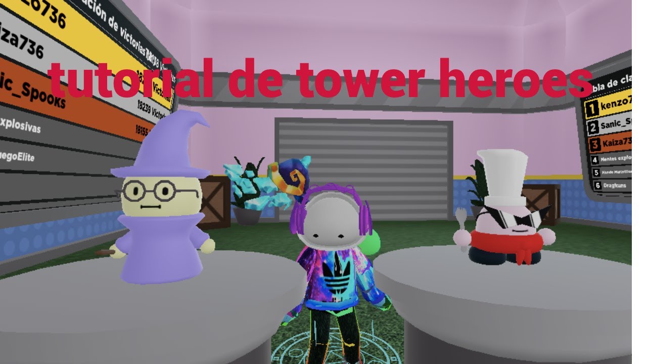 tutorial de tower heroes de roblox - YouTube