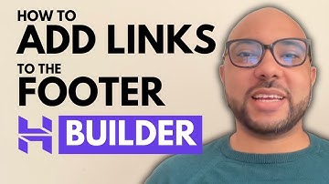 How to Add Links at the Bottom of a Website in Hostinger Website Builder