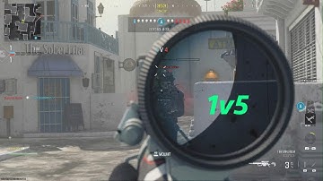 1 v 5 Search and Destroy Clutch MW3