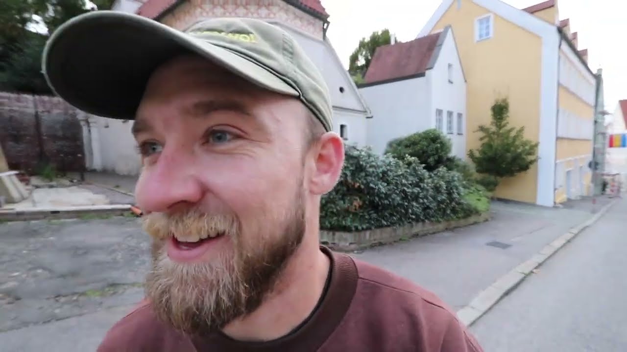 American guy in Landshut, Bavaria, Germany (Trausnitz Castle) city walking tour!