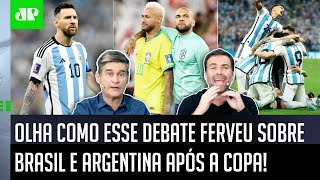 PEGOU FOGO! "O Brasil tem uma SELEÇÃO BANANA, cara! E a Argentina..." DEBATE FERVE após a Copa!
