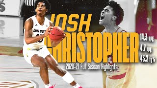 Josh Christopher Arizona State 2020-21 Full Season Highlights | 14.3 PPG 4.7 RPG 43.2 FG% #Rockets