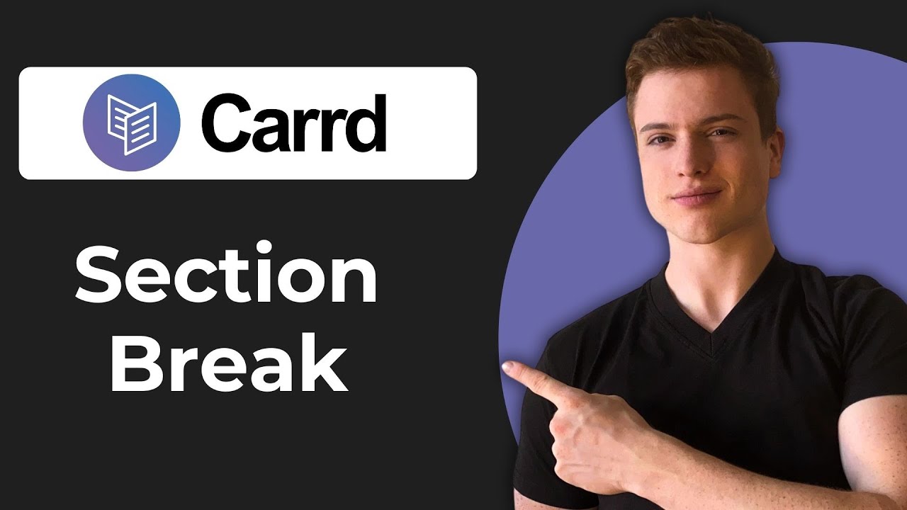 Как использовать разрыв раздела в Carrd (Working 2026)