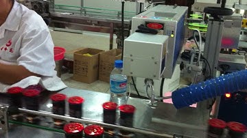 glass bottle cap co2 laser printing machine