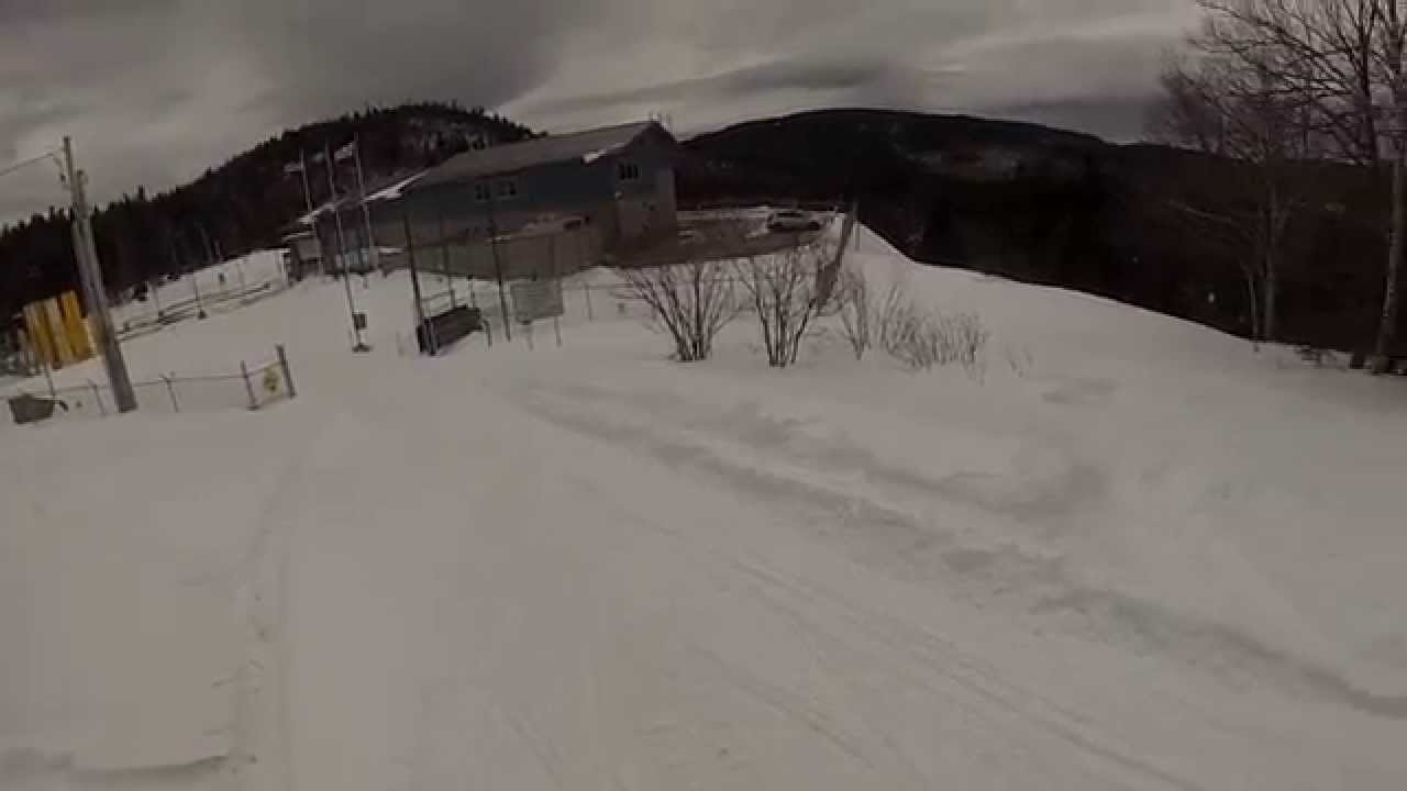 Luap Snowflake snowmobile Pittsburg 3of3 trail to Canada border