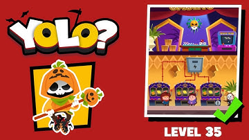 DEATHIGNER or YOLO? Gameplay Level 35 solution