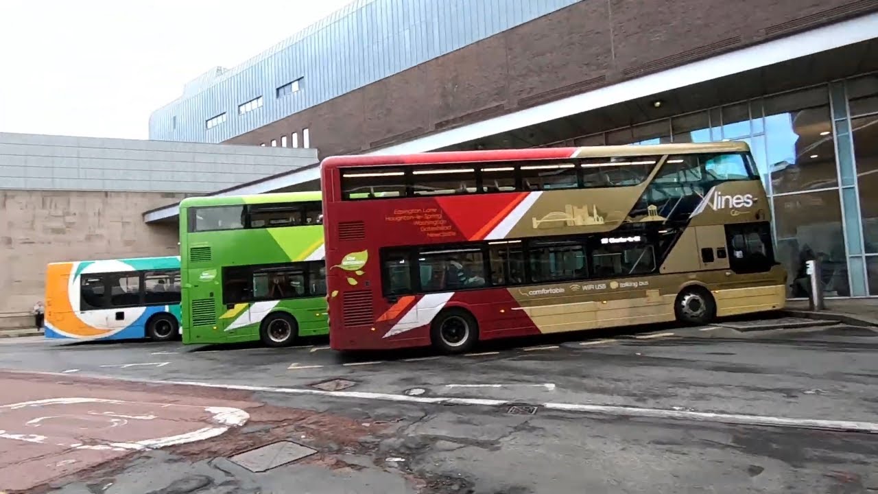 Square Bus Eldon Square Bus Station | Newcastle Upon Tyne | U.K. - YouTube
