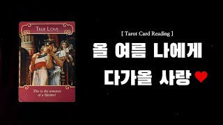 [타로카드] 올 여름 다가올 사랑???