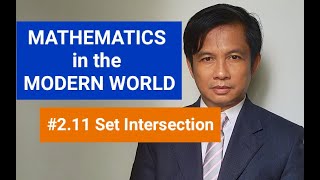 Set intersection (Mathematics in the Modern World, GE Curriculum Higher Education)