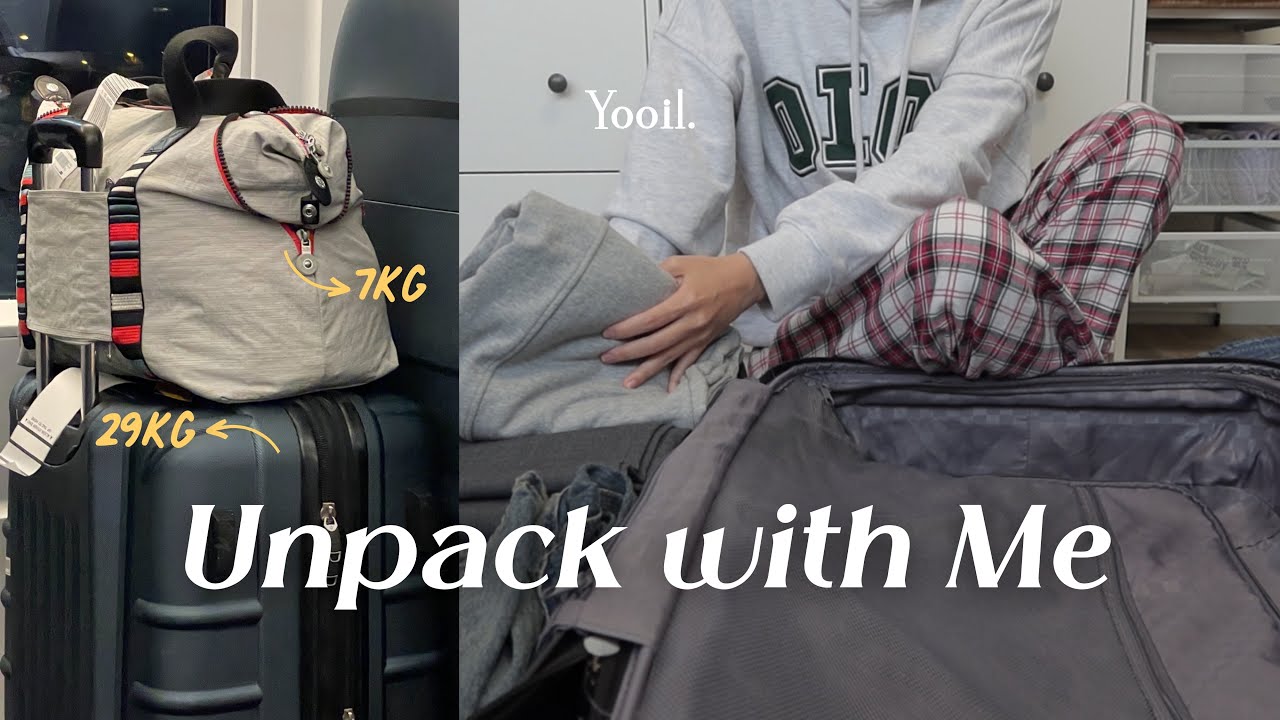 (sub) 합쳐서 36kg,, 9년차 유학생이 한국에서 가져온 것들 ✈️ | 왓츠 인 마이 캐리어🧳